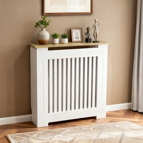 White radiator cabinet - cabinet, modern
