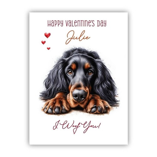 Personalised gordon setter dog - personalised,