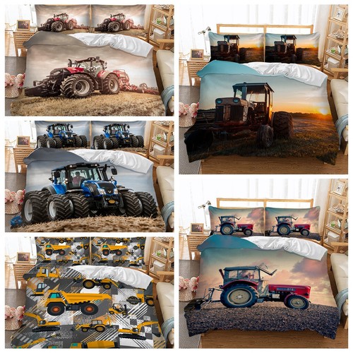 Tractor farm harvest duvet - harvest,