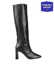 RRP€447 BALDININI TREND Leather Boots US9 UK6 EU39 Black Made in Italy