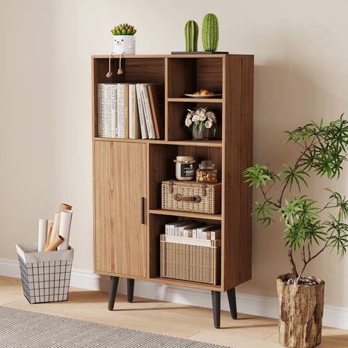 Tier bookcase with door leg - with, door&leg