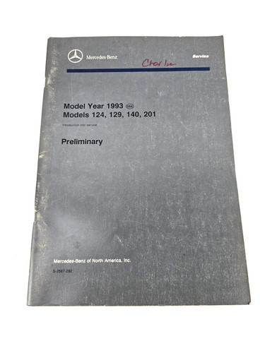 Mercedes benz model year - mercedes-benz, 1993