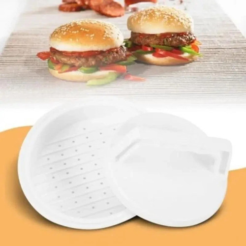 Plastic hamburger patty press - patty,