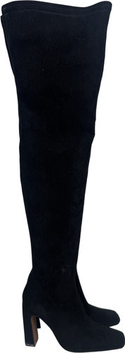 River island black thigh high - island,
