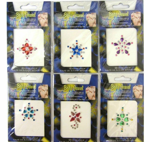 Face body jewels gems - body,