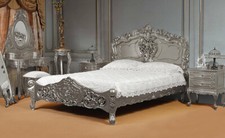 Silver 5ft2 Kingsize Rococo