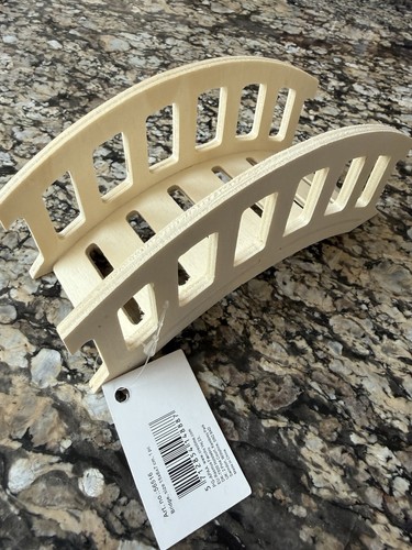 Arched wooden bridge - arched,