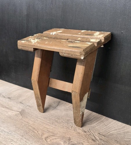 Vintage wooden step ladder - wooden,