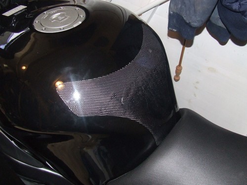 Carbon fibre tank protector - carbon,