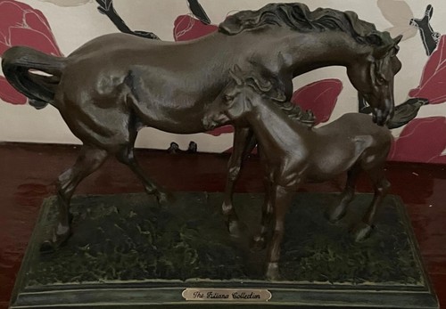 Horse and foal - , figurine
