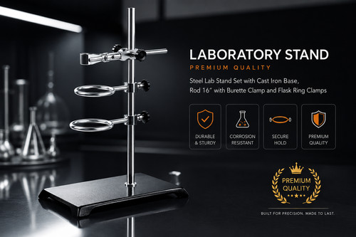 Laboratory stand set with - set,