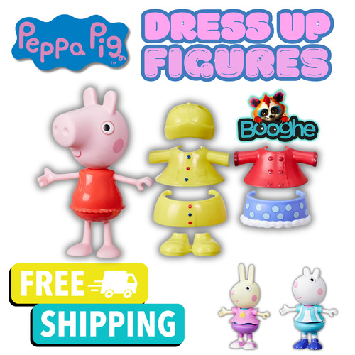 Peppa pig dress figures - peppa,