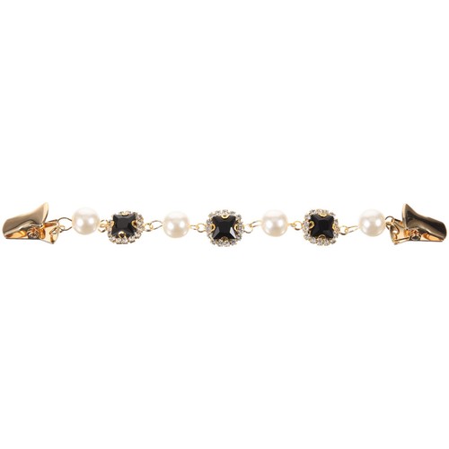 Artificial pearl brooch - pearl, safety