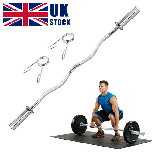 4ft olympic barbell ez curl - olympic,