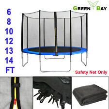 TRAMPOLINE REPLACEMENT SAFETY NET ENCLOSURE SURROUND Outdoor 6 8 10 12 13 14 ft