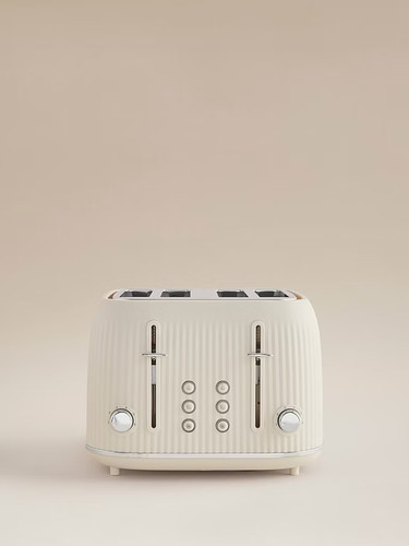Black textured slice - textured, toaster