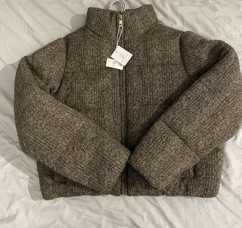 Zara quilted bomber jacket