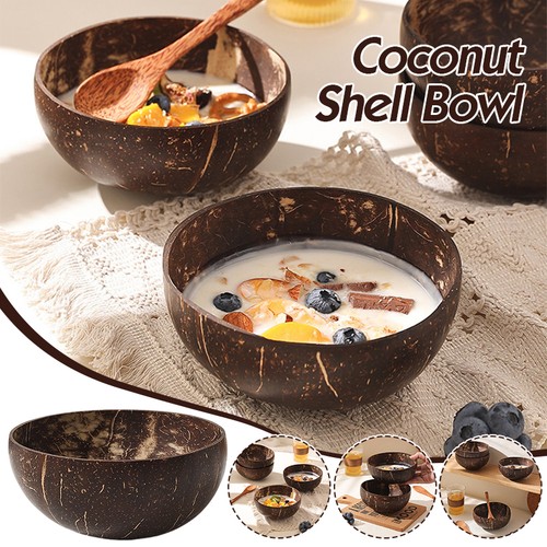 Coconut bowl wooden spoon - coconut,