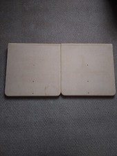 for sale pair of wood cdj deck stands and pair new jersey isolation pads small