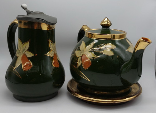 Vintage tea pot - , set
