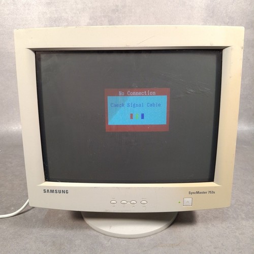 Crt monitor samsung syncmaster - crt,