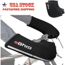 Cycling Gloves Winter Road Bike Bar Handlebar Mittens Mitts Warm Black