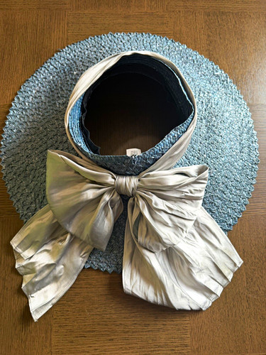 Eugenia kim blue straw wide - eugenia,