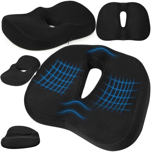 Black orthopaedic chair - black,