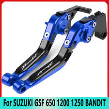 CNC For SUZUKI GSF 650 1200 1250 BANDIT Foldable Extendable Brake Clutch Levers