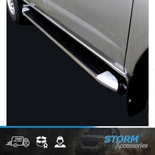 OE STYLE RUNNING BOARDS SIDE STEPS - PAIR FOR ISUZU D-MAX DOUBLE CAB 2012-2020