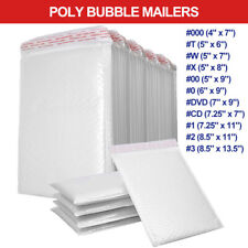 200PCs Poly Mailer Bubble Mailers 4 Layers Padded Envelopes Self Sealing