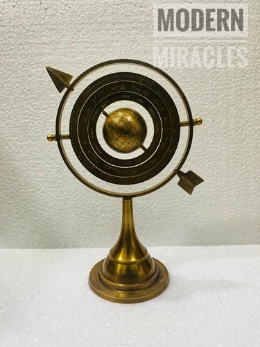 Brass armillary sphere - 12",