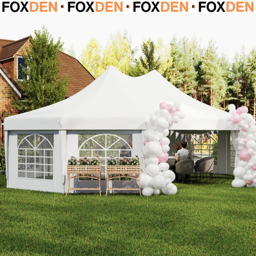 White heavy duty marquee - heavy,