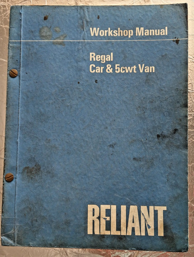 Reliant regal 5cwt - 5cwt, van