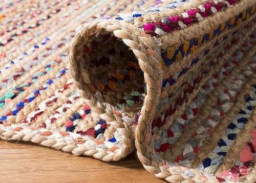 Rug carpet jute - carpet, cotton