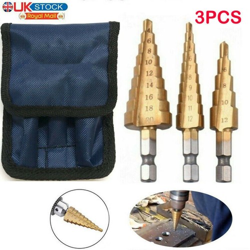 3pcs hss step drill - hss,