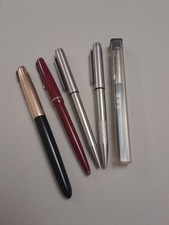 5 Old Parker pens 51 Duofold