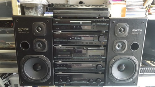 Kenwood hifi pieces stack - kenwood,