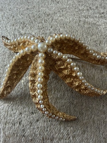 Vintage jewelcraft starfish - vintage,