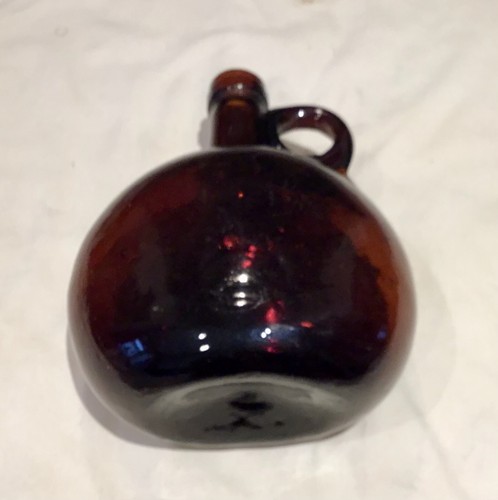 Bristol nailsea brown decanter - nailsea,