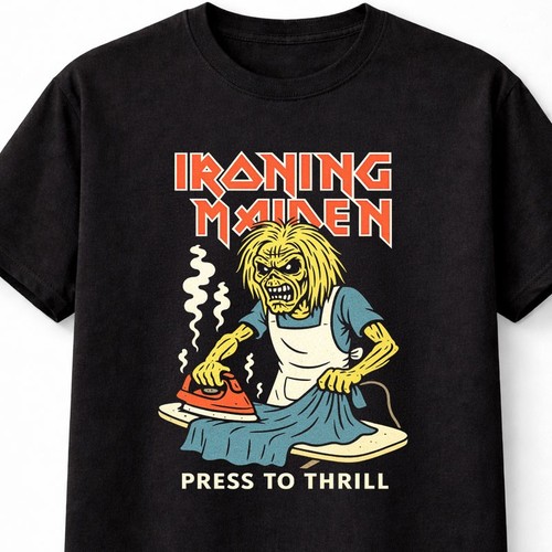 Ironing maiden funny heavy - maiden,