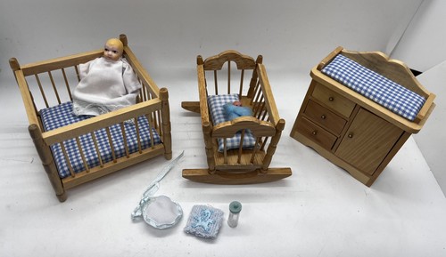 Dolls house furniture nursery