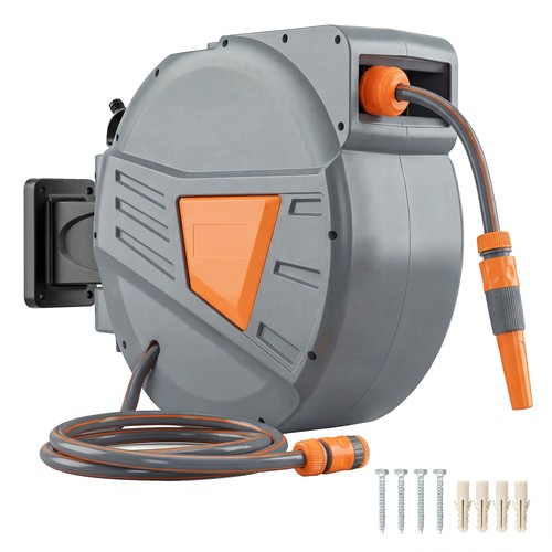 Outsunny retractable hose reel - hose,