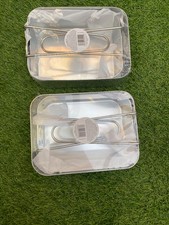 Military Army Style Aluminium 2 Piece Mess Kit Campfire Cooking Tin Set