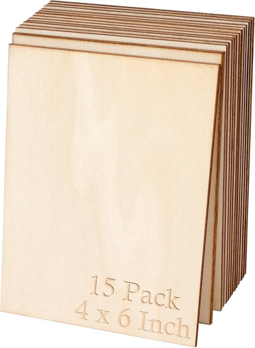 Pcs 6 inch unfinished - 15,