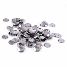 Hemline Self Cover Buttons: Metal: 11 mm, 15 mm, 19 mm, 22 mm, 29mm, 38 mm x 5-1