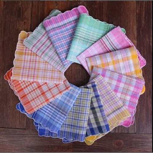 12pcs womens handkerchiefs - 12pcs,