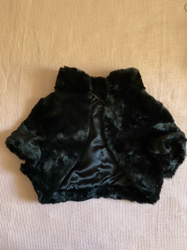 Black faux fur - coast, uk
