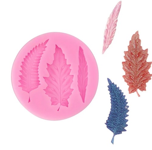 Leaf silicone mould fern - silicone,