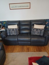 Lazyboy 3 Seater Leather Power